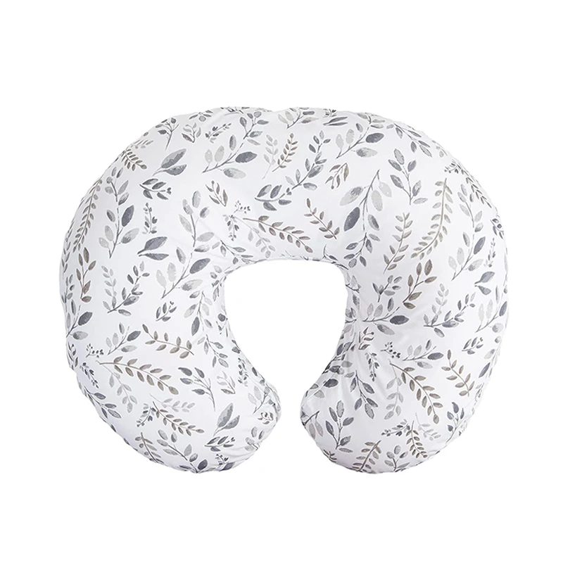 Boppy® Nursing Pillow | Gray Taupe Leaves 1 Boppy® Nursing Pillow | Gray Taupe Leaves