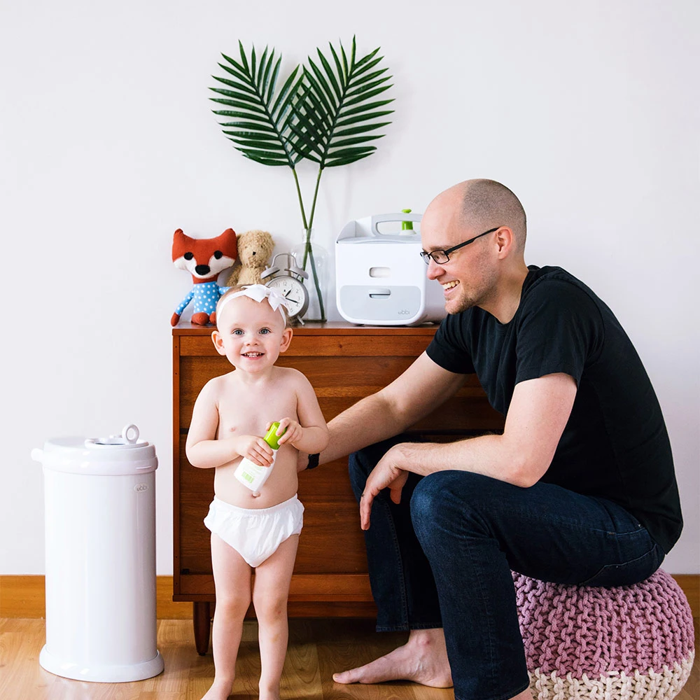 Ubbi Diaper Caddy | Grey 8 Ubbi Diaper Caddy | Grey - Imagen 8