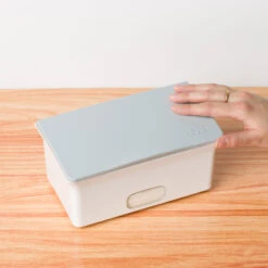 Ubbi Wipes Dispenser | Grey -Productos Para Bebes Tienda 10142 01