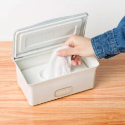 Ubbi Wipes Dispenser | Grey -Productos Para Bebes Tienda 10142 02