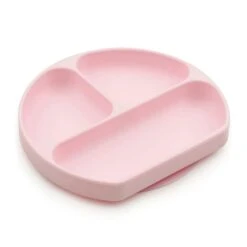 Bumkins Silicone Grip Dish | Pink