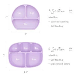 Bumkins Grip Dish And Stretch | Lavender -Productos Para Bebes Tienda 14292648901 5.webp