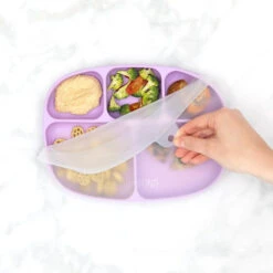 Bumkins Grip Dish And Stretch | Lavender -Productos Para Bebes Tienda 14292648901 8.webp