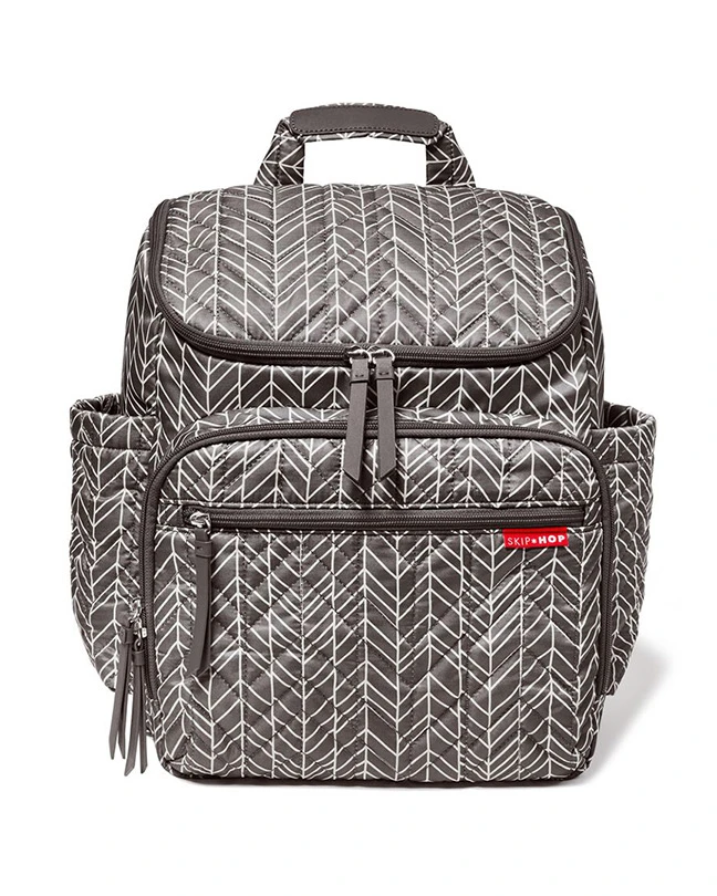SkipHop Forma Backpack Feather Grey 1 SkipHop Forma Backpack Feather Grey