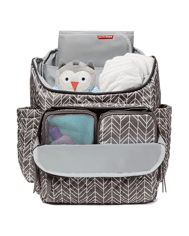 SkipHop Forma Backpack Feather Grey 3 SkipHop Forma Backpack Feather Grey - Imagen 3