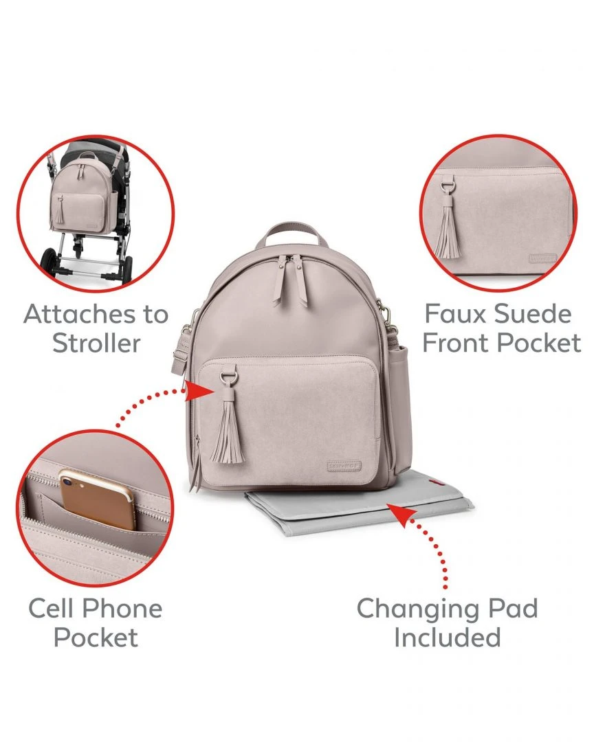 SkipHop Greenwich Simply Chic Backpack - Portobello 2 SkipHop Greenwich Simply Chic Backpack - Portobello - Imagen 2