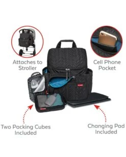 SkipHop Forma Backpack Black 10 SkipHop Forma Backpack Black -Productos Para Bebes Tienda 203100 3 scaled 1