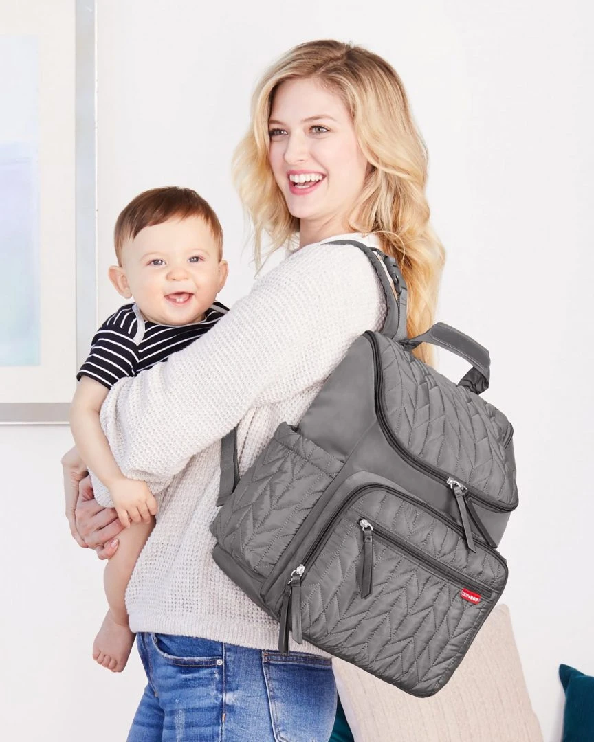 SkipHop Forma Backpack Grey 3 SkipHop Forma Backpack Grey - Imagen 3