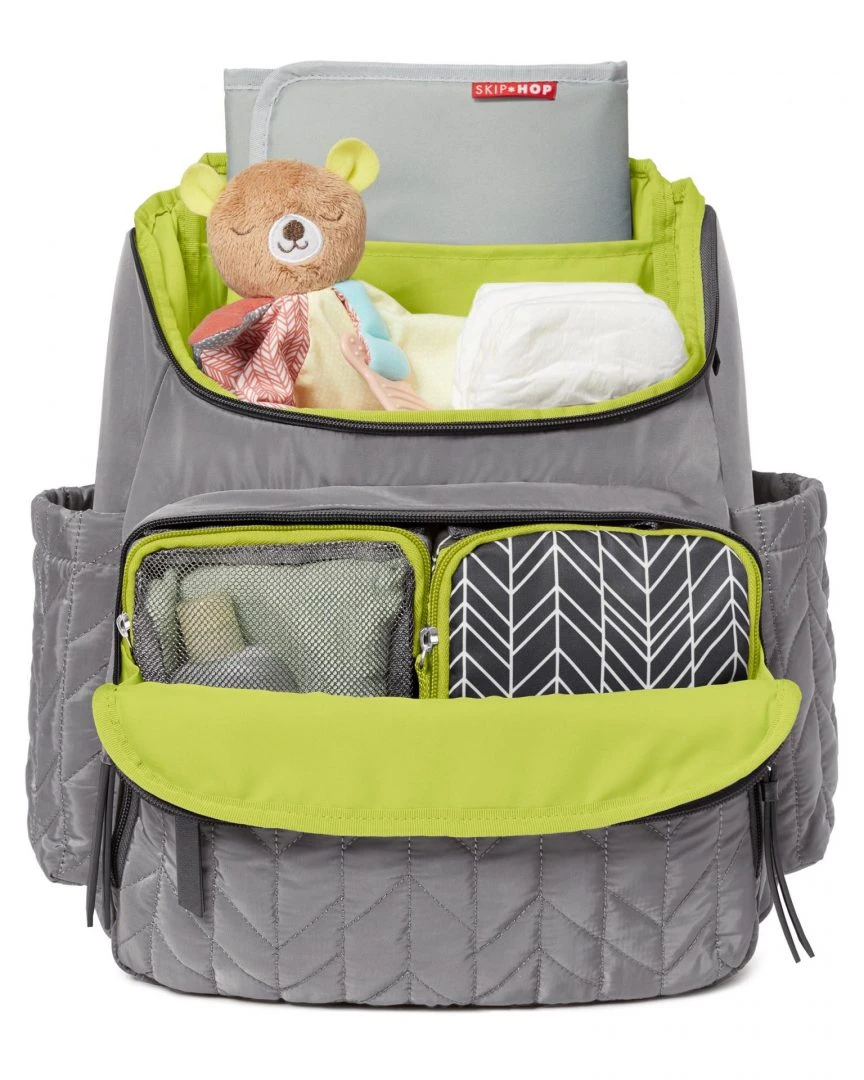 SkipHop Forma Backpack Grey 7 SkipHop Forma Backpack Grey - Imagen 7