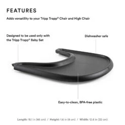 Stokke TrippTrapp Tray | Black 7 Stokke TrippTrapp Tray | Black -Productos Para Bebes Tienda 228702 2