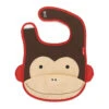 SkipHop Zoo Tuck-Away Bib | Monkey