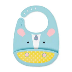 SkipHop Zoo Silicone Bib | Unicorn