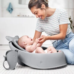 SkipHop Moby Waterfall Rinser | Grey -Productos Para Bebes Tienda 235052 5