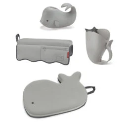 SkipHop Moby Bathtime Essentials Kit | Grey