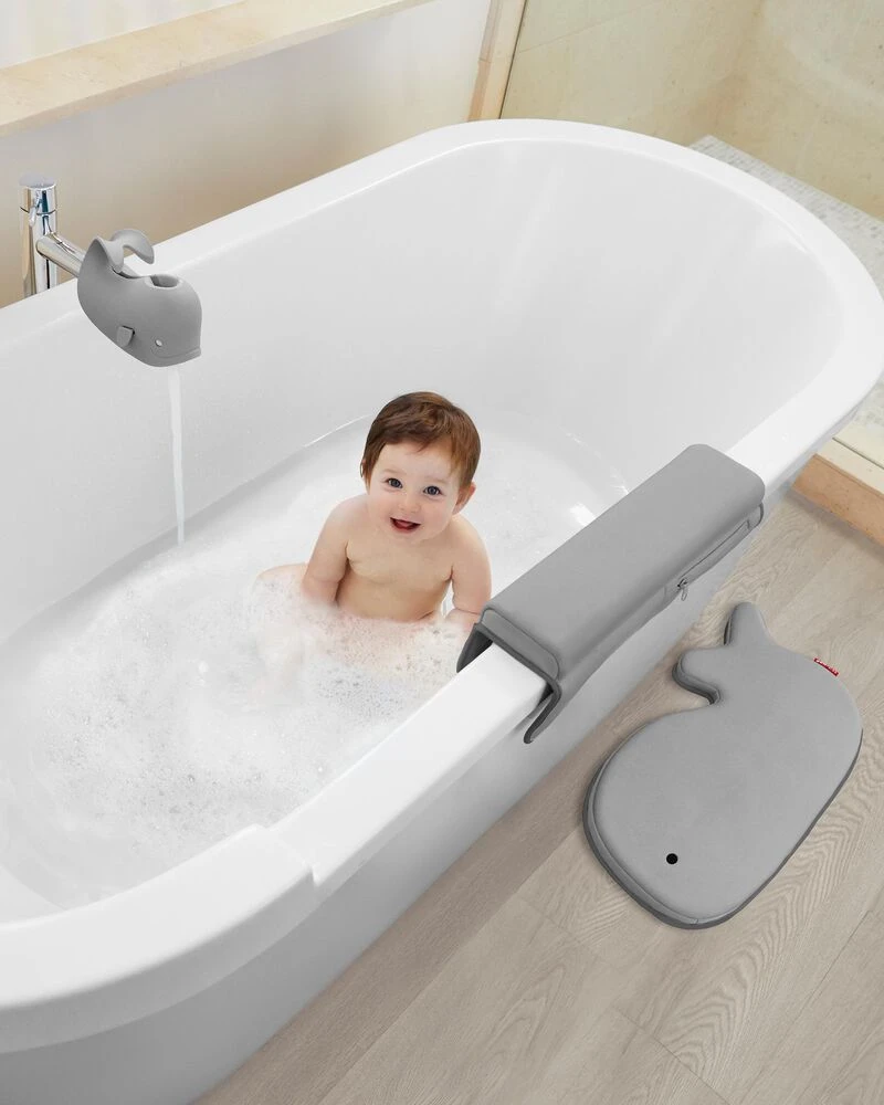 SkipHop Moby Bathtime Essentials Kit | Grey 2 SkipHop Moby Bathtime Essentials Kit | Grey - Imagen 2