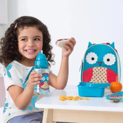 SkipHop Zoo Straw Bottle 12oz | Owl -Productos Para Bebes Tienda 252304 2