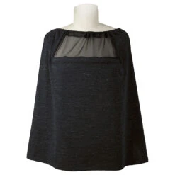 SkipHop Grab & Go Nursing Scarf | Black Heather