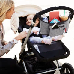 SkipHop Grab & Go Stroller Organizer | Heather Grey 9 SkipHop Grab & Go Stroller Organizer | Heather Grey -Productos Para Bebes Tienda 400301 5