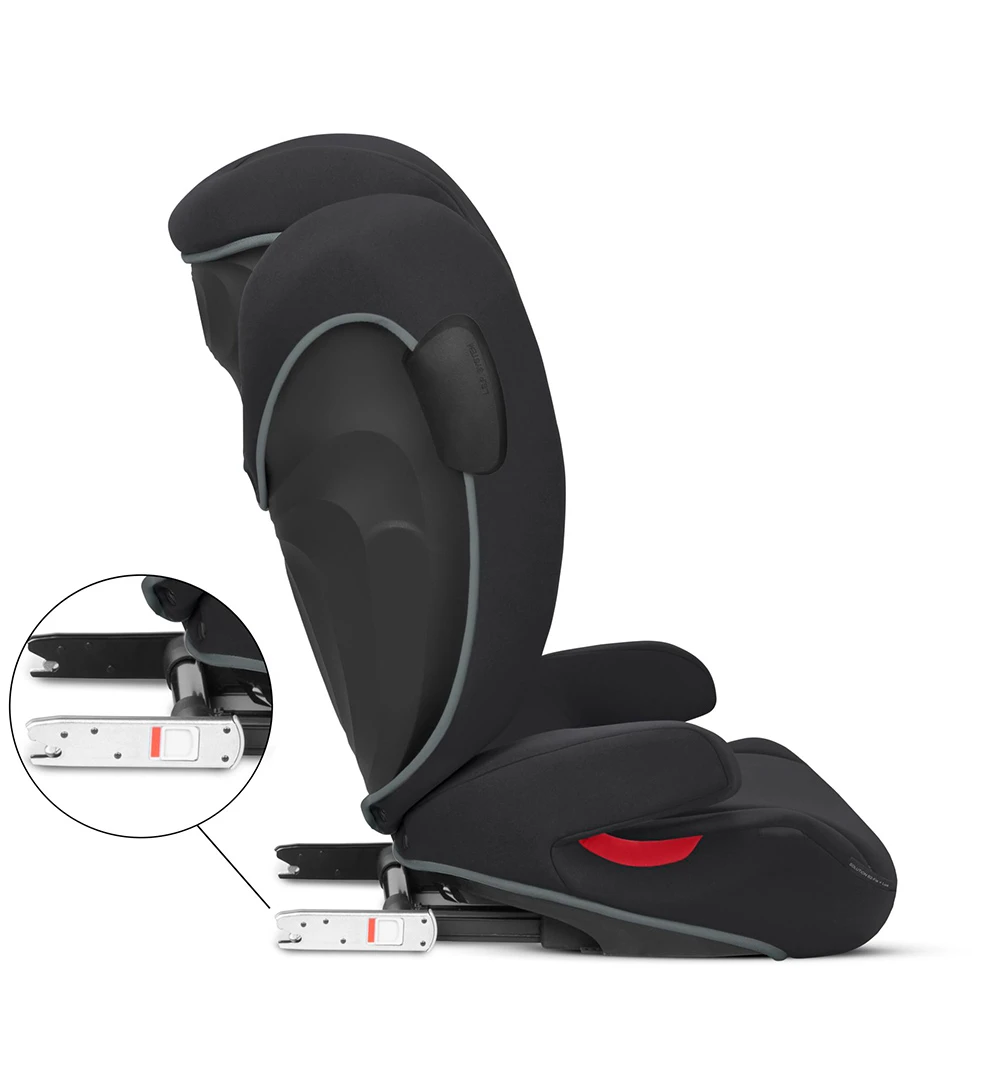 Cybex Solution B2Fix Lux Booster Seat | Volcano Black 3 Cybex Solution B2Fix Lux Booster Seat | Volcano Black - Imagen 3