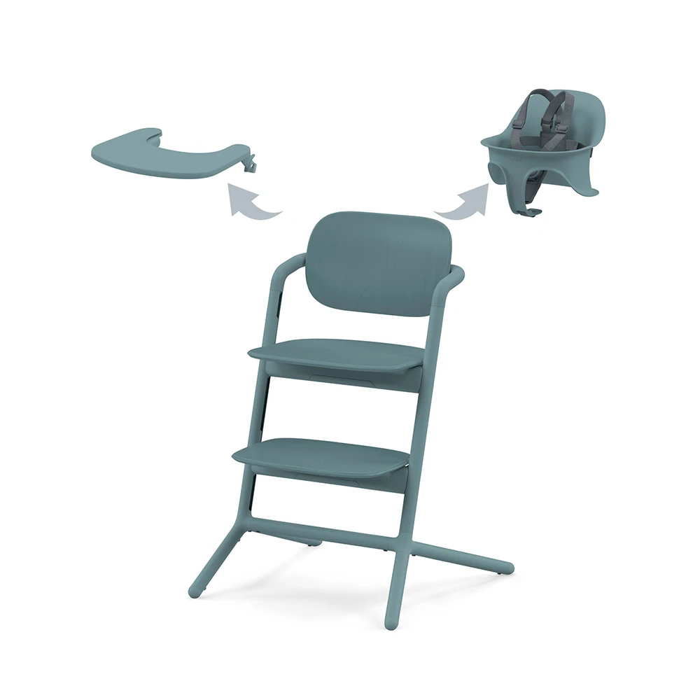 Cybex LEMO 2 High Chair 3-in-1 Set | Stone Blue 2 Cybex LEMO 2 High Chair 3-in-1 Set | Stone Blue - Imagen 2