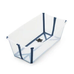 Stokke Flexi Bath Tub | Transparent Blue