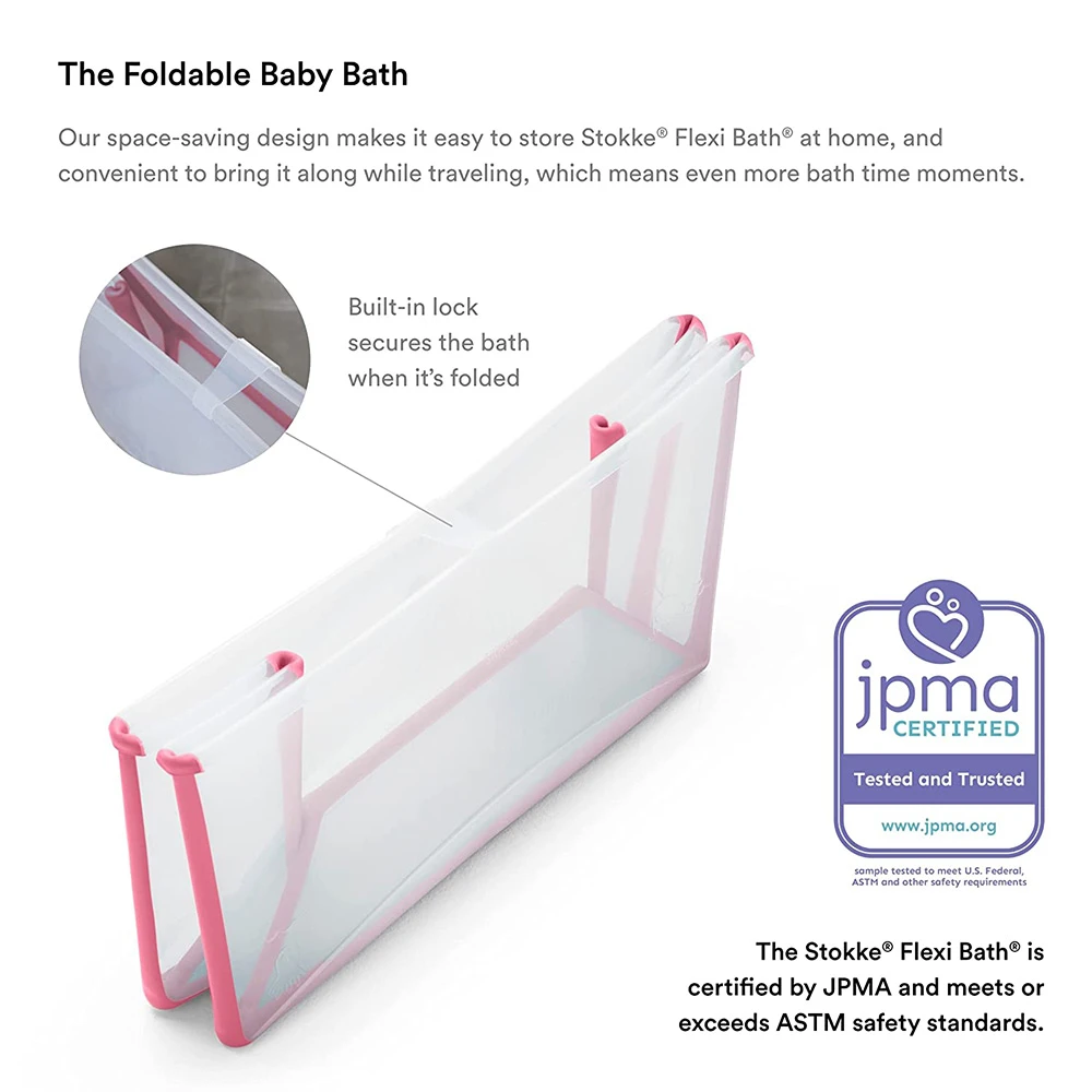 Stokke Flexi Bath Bundle | Transparent Pink 4 Stokke Flexi Bath Bundle | Transparent Pink - Imagen 4