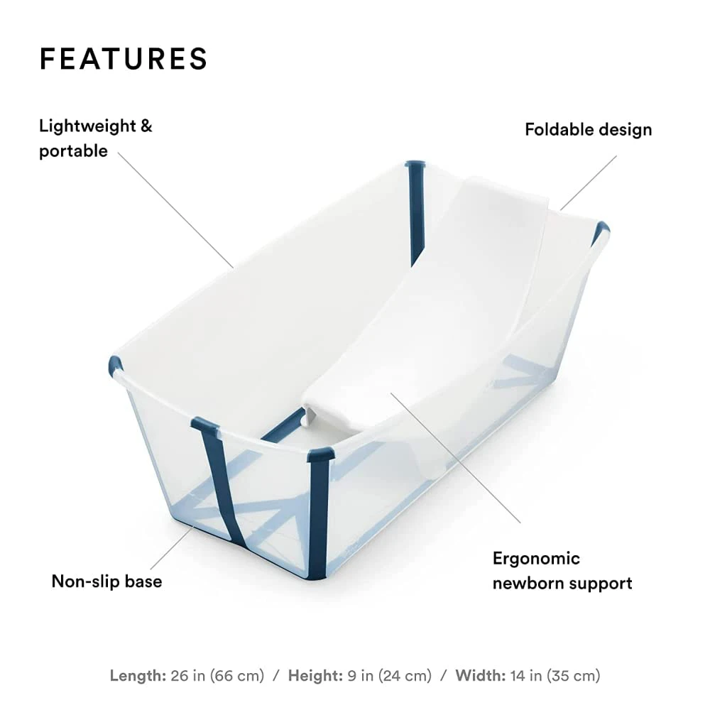 Stokke Flexi Bath Bundle | Transparent Blue 2 Stokke Flexi Bath Bundle | Transparent Blue - Imagen 2