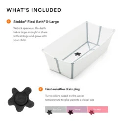 Stokke Flexi Bath XL | White -Productos Para Bebes Tienda 536101 2