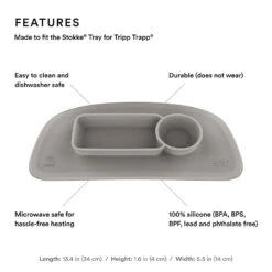 Ezpz Placemat For Stokke® Tray | Soft Mint -Productos Para Bebes Tienda 561501 6