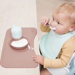 Ezpz Placemat For Stokke® Steps | Pink -Productos Para Bebes Tienda 561502 3