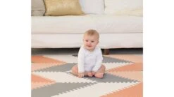 SkipHop Playspot Grey - Peach