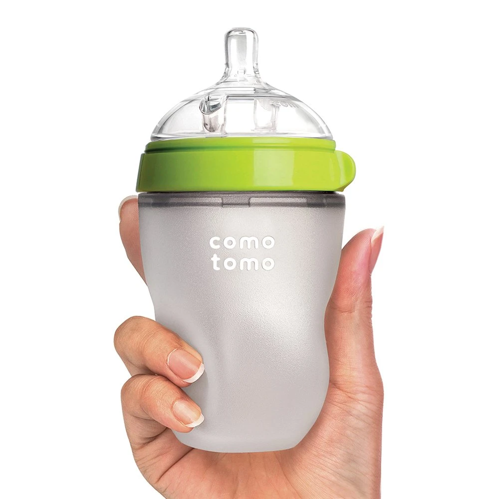 Comotomo Bottle 8oz Green 2 Pack 2 Comotomo Bottle 8oz Green 2 Pack - Imagen 2