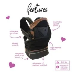 Boppy ComfyChic Carrier - Charcoal -Productos Para Bebes Tienda 71s7Uiu43IL. SL1500