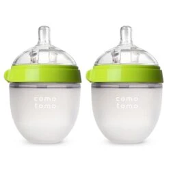 Comotomo Bottle 5oz Green 2 Pack