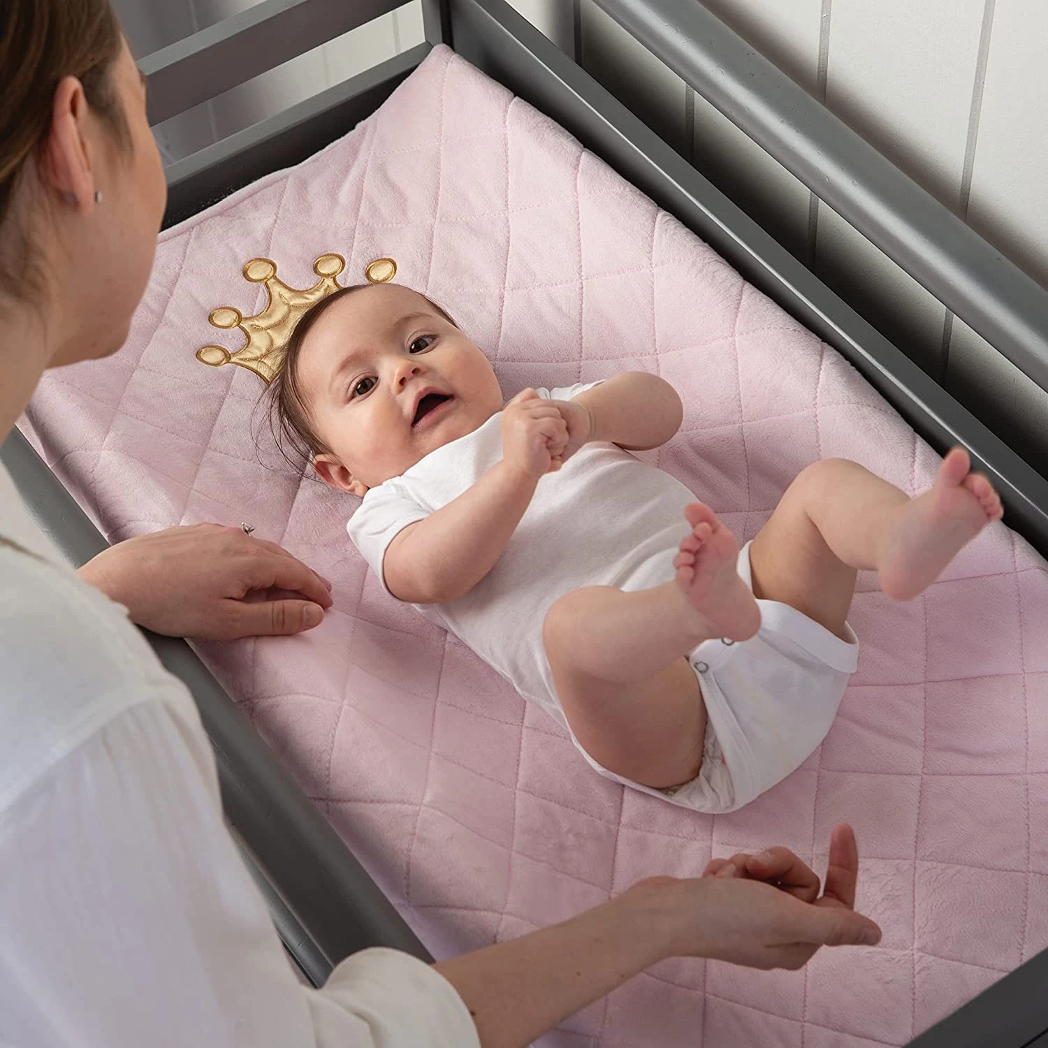 Boppy Changing Pad Cover | Princess Pink 3 Boppy Changing Pad Cover | Princess Pink - Imagen 3