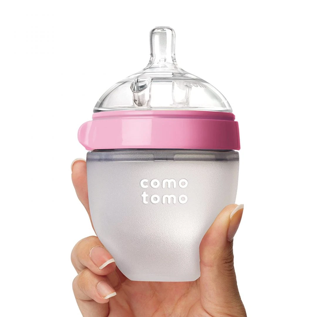 Comotomo Bottle 5oz Pink 2 Pack 2 Comotomo Bottle 5oz Pink 2 Pack - Imagen 2
