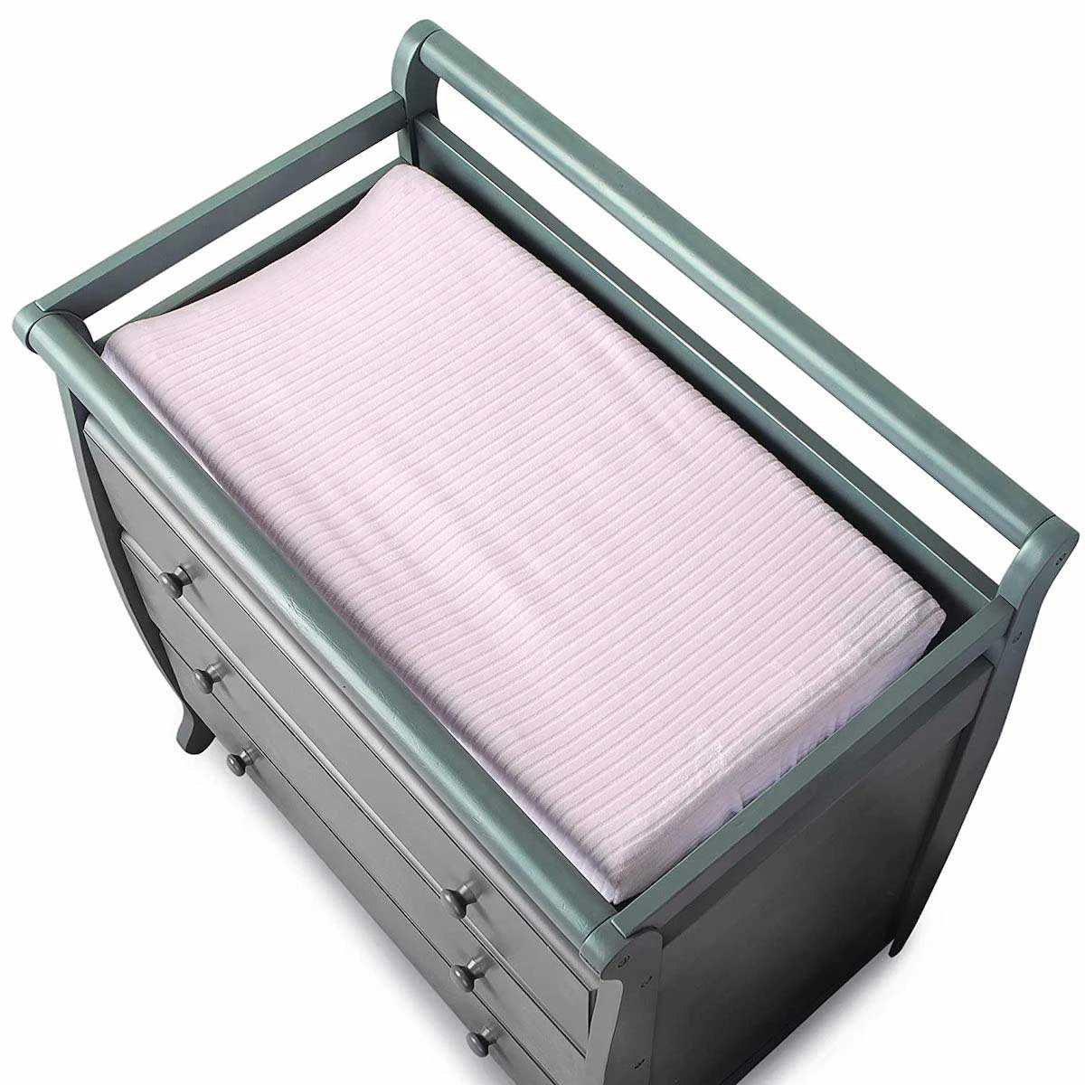 Boppy Changing Pad Cover | Pink Ribbed Winky 4 Boppy Changing Pad Cover | Pink Ribbed Winky - Imagen 4