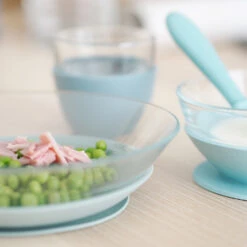 Beaba 3Pc Glass Suction Baby Feeding Set | Rain -Productos Para Bebes Tienda 913486 product amb 11