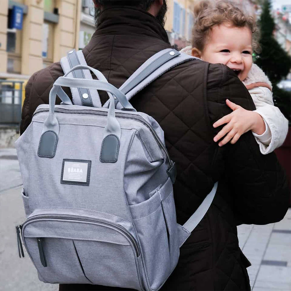 Beaba Wellington Diaper Bag | Grey 6 Beaba Wellington Diaper Bag | Grey - Imagen 6