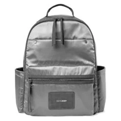 SkipHop Skyler Backpack | Shiny Grey