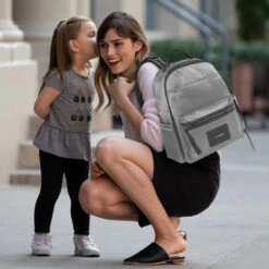 SkipHop Skyler Backpack | Shiny Grey 11 SkipHop Skyler Backpack | Shiny Grey -Productos Para Bebes Tienda 9I346710 2