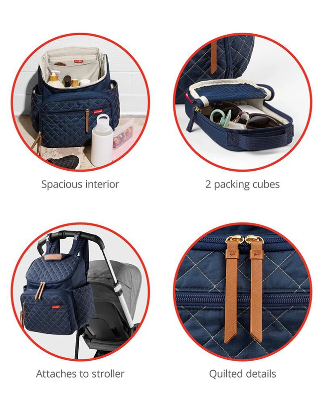 SkipHop Forma Backpack | Navy 5 SkipHop Forma Backpack | Navy - Imagen 5