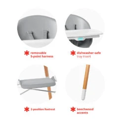 Skiphop EON 4-In-1 High Chair 8 Skiphop EON 4-In-1 High Chair -Productos Para Bebes Tienda 9M494410 4