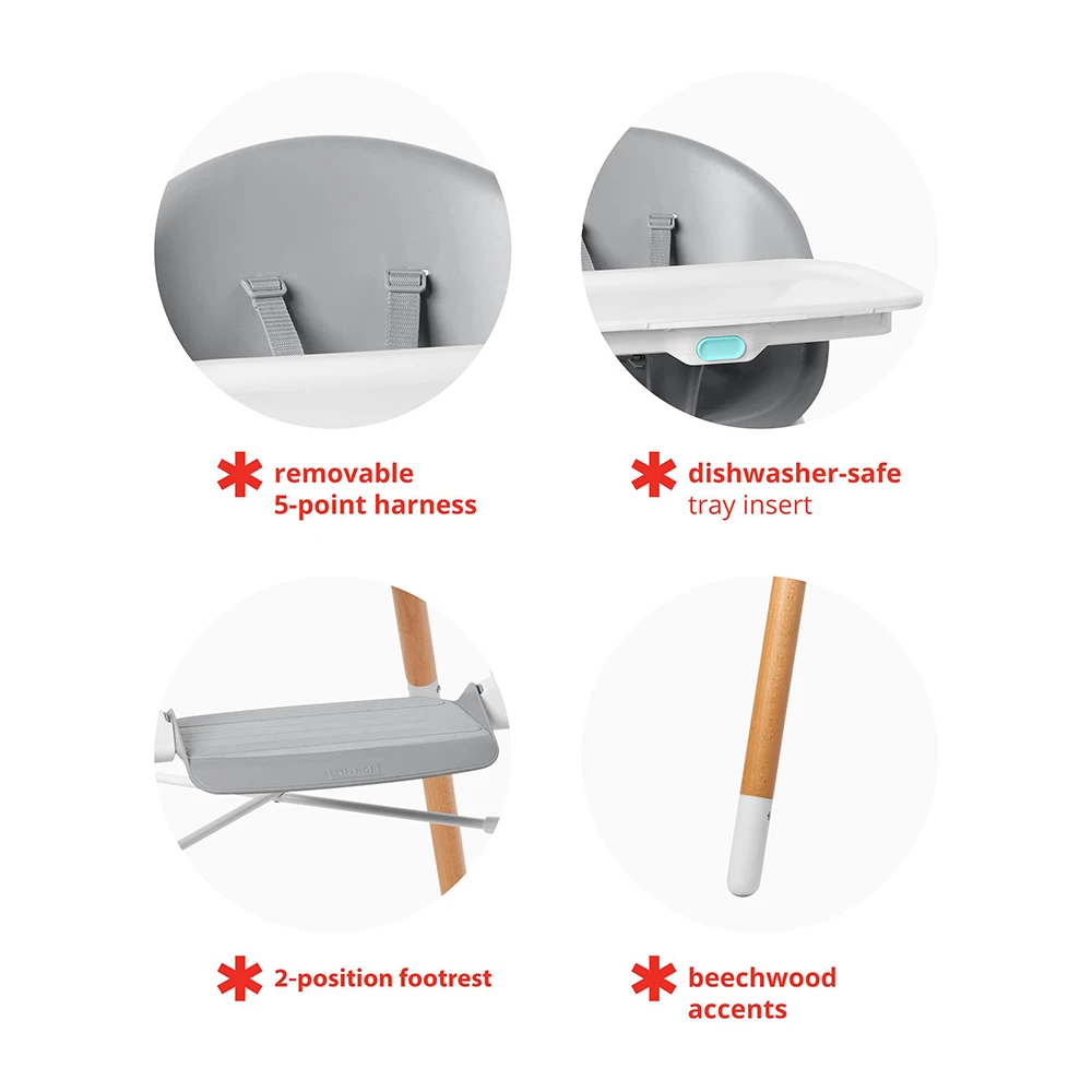 Skiphop EON 4-In-1 High Chair 3 Skiphop EON 4-In-1 High Chair - Imagen 3