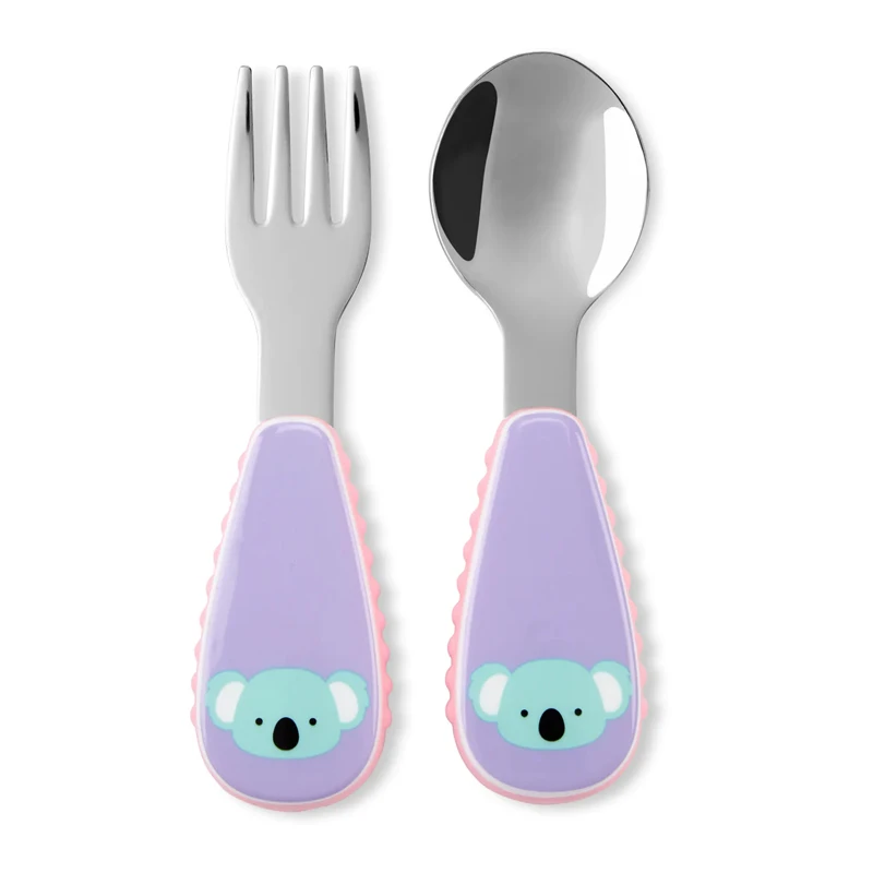 SkipHop Zoo Utensils | Koala 1 SkipHop Zoo Utensils | Koala