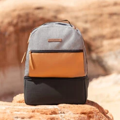 Petunia Axis Backpack | Camel/Graphite -Productos Para Bebes Tienda Axis CamelGraphite 5895