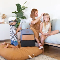 Petunia Axis Backpack | Camel/Graphite -Productos Para Bebes Tienda Axis CamelGraphite 7177