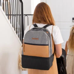 Petunia Axis Backpack | Camel/Graphite -Productos Para Bebes Tienda Axis CamelGraphite A7186
