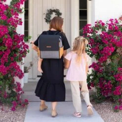 Petunia Boxy Backpack | Camel/Graphite -Productos Para Bebes Tienda Boxy CamelGraphite 6949