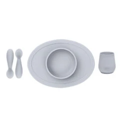 Ezpz First Food Set | Pewter